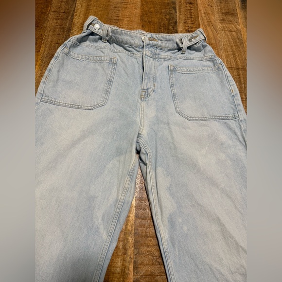 We the Free Palmer Cuffed Jeans in Daydream Blue - Picture 4 of 8